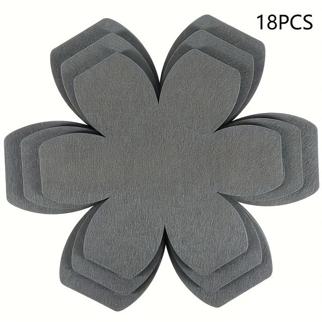 TEMU 18pcs Hexagonal Pot Mat Set, Flat Bottom Pan Separator Pads For Protection, Heat-resistant And Scratch-proof Cookware Organizers With Space-saving Stackable Design