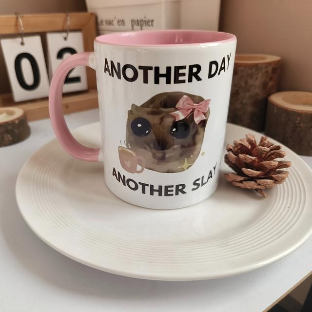 TEMU 1pc Cute Pig-shaped Mug With Adorable Pig Face & Ears - Coffee Tea Hot Cup, Hand Wash Only, Fun Gift For &, 11/360ml Capacity Suitable For Coffee, Tea, Juice, Hot Drinks