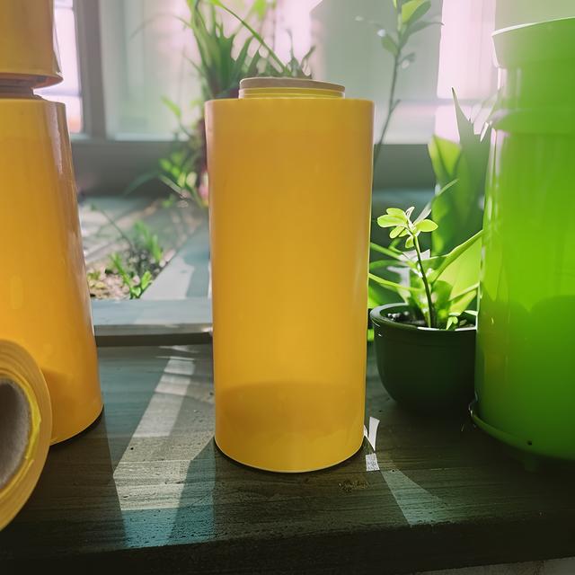 TEMU 10-Meter Doppelseitiges Gelbes Insektenband für Obstbäume im Garten – Schutz gegen Blattläuse und Ameisen