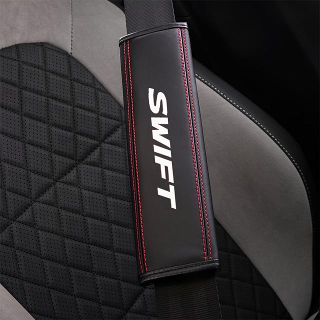 TEMU Universeller Kunstleder-Autositzgurtbezug für for - Strapazierfähiges PU-Leder, einfache Installation