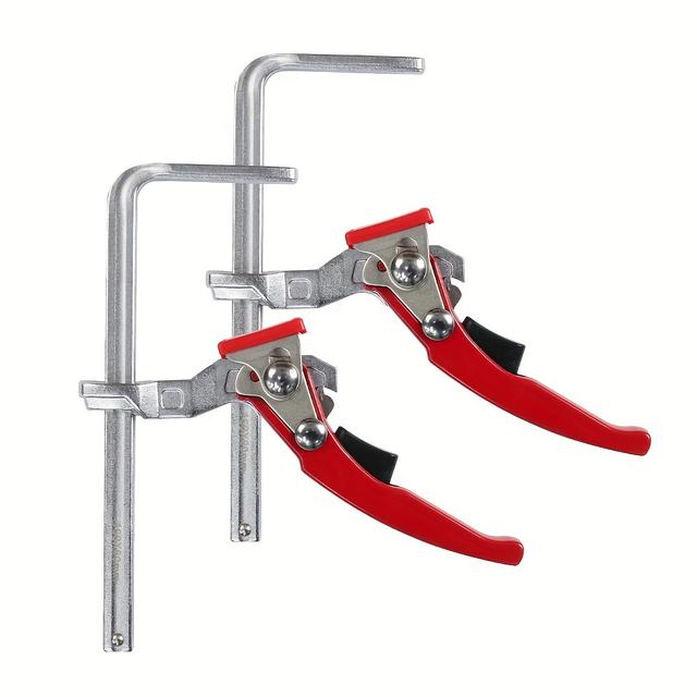 TEMU Allsome 2pcs Ratcheting Table Clamp, Quick Release Clamp For Mft And Guide , Bar Clamp
