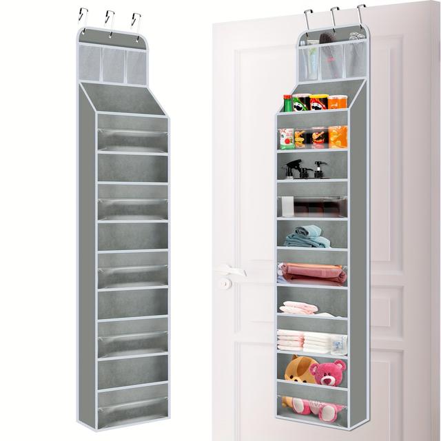 TEMU Large Capacity Hanging Bag For Behind The Door, With A Window For Storage, Suitable For Toys And Miscellaneous Items