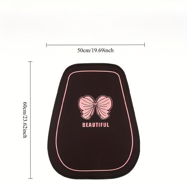 TEMU 1개 드림 보우노트 통기성 벌집 메시 차량용 시트 커버 | 범용, 폴리에스터, 직조, 대부분의 차량 모델에 적합, 사계절 편안함