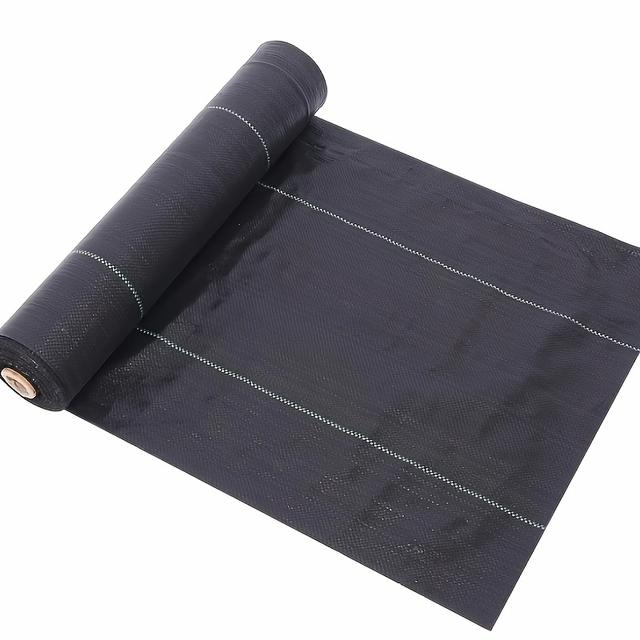 TEMU 2,5 Unzen Rolle 50m verstärktes Jätevlies für Obstgärten Gewächshäuser, hemmt das Graswachstum mit atmungsaktivem & wasserdurchlässigem Design