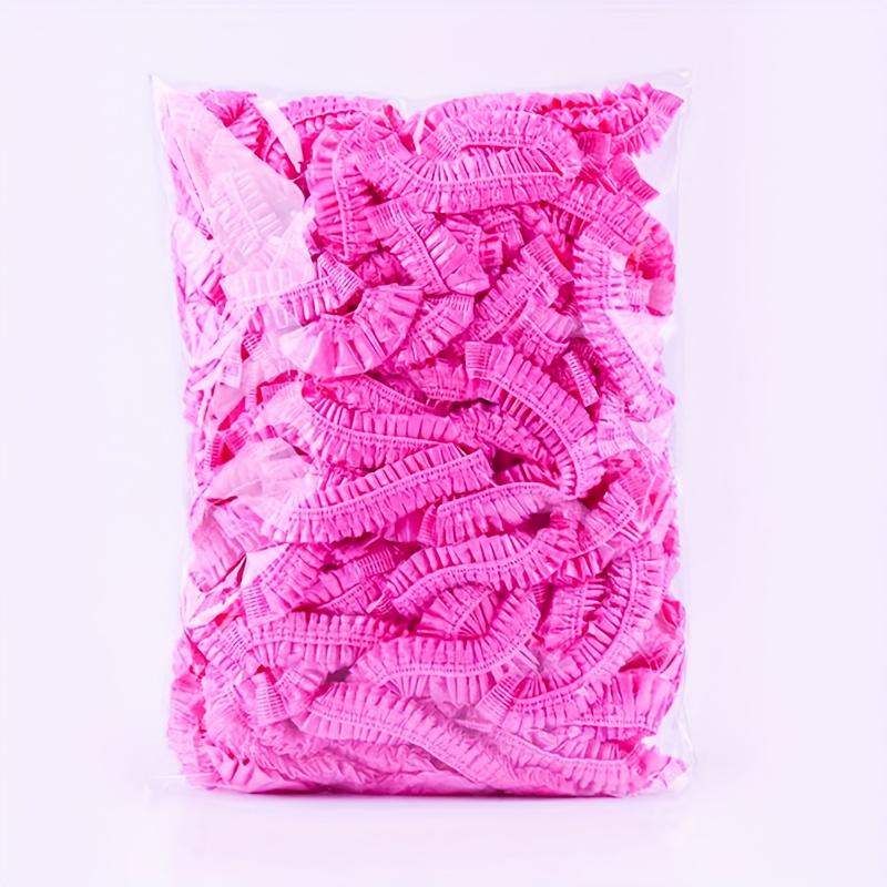 TEMU 100pcs Selectable Quality Shower Cap - Shower Caps For Bathing Hair Protection - Thicken Cover For Long Hair, And Clean