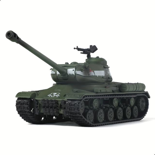 TEMU 1:72 Maßstab Metalldruckguss TS-2 Schwerer Panzer Modell, Armeegrün, Geeignet für die Inneneinrichtung, Weihnachtsgeschenke, Erwachsenensammlung