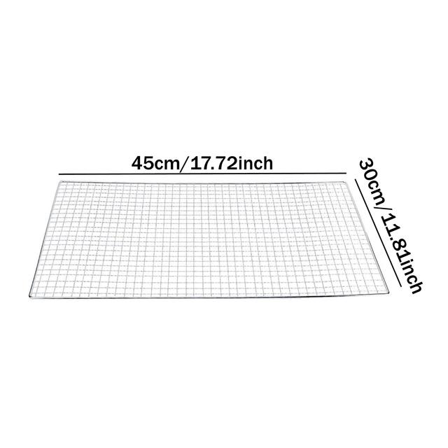 TEMU Roasting Racks, Stainless Steel Grill Racks For Baking And Cooling Of Barbeque In Oven, Nonstick Barbecue Grill Basket Tools Grill Mesh, Party, Dining And Outdoors (medium, Small, Extra Large)