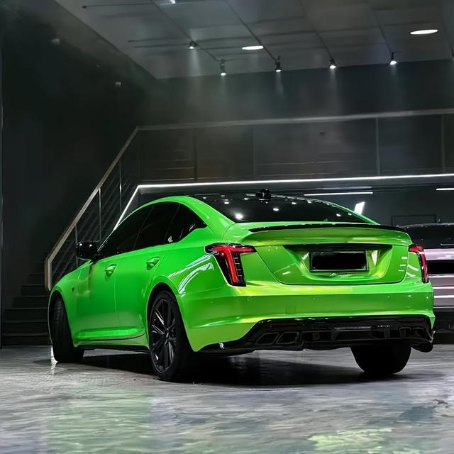 TEMU Pvc Vinyl Wrap Roll For Car & Motorcycle Customization - High Gloss Green Self-adhesive Decal Sheet For Exterior Vehicle Decoration & Diy, Compatible With Diverse Models - 50cm X 150cm