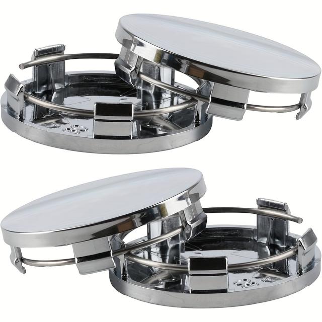 TEMU Pack Of 4 Wheel Caps For Wheel Rim Caps, Id 56mm Od 60mm, Wheel , Car Cover, Universal Abs Caps For Car Accessories, Wheel Cover, Silvery