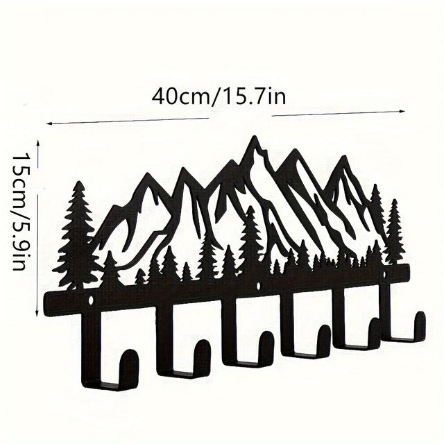 TEMU Appendiabiti da parete in metallo per l', per la conservazione e bagno, può contenere asciugamani, borse, chiavi e ; un decorativo per la camera da letto, come regalo
