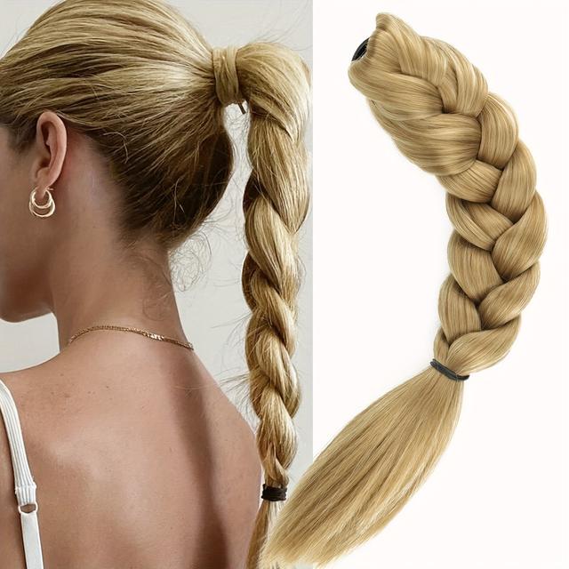 TEMU Braided Ponytail Extension Claw Clip Ponytail Synthetic Extension Halloween