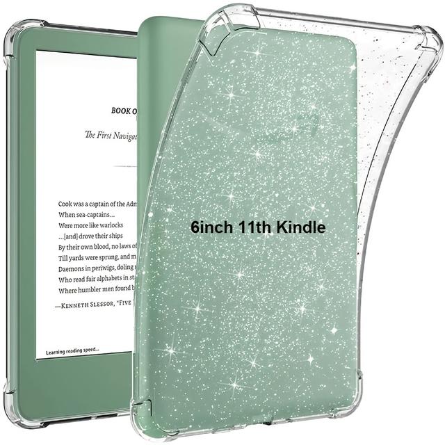 TEMU Crystal Clear Case Cover For All-new 11th /2022 Release, 6 Inch, Shockproof Thin Silicone Transparent Case