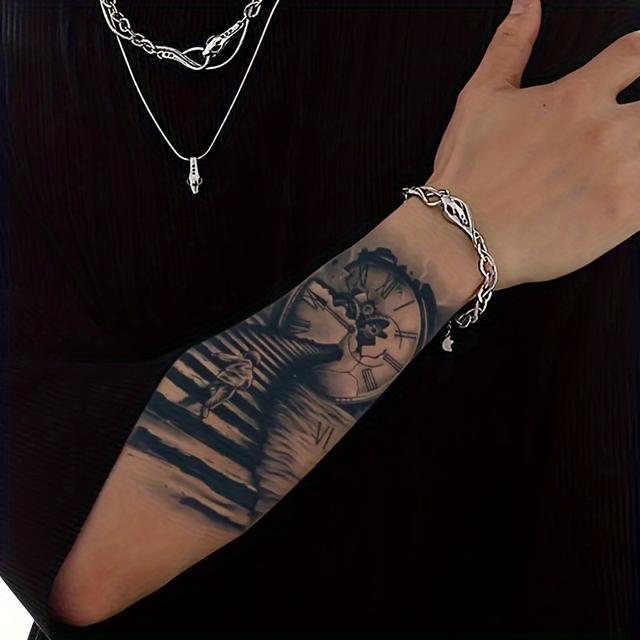 TEMU 1sheet, Long- , Pattern , For Men Party Supplies Accessories