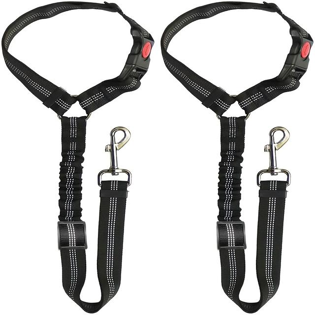 TEMU 2pcs Multi-functional Pet Safety Harness, Dual- To Prevent Dogs From Jumping Around