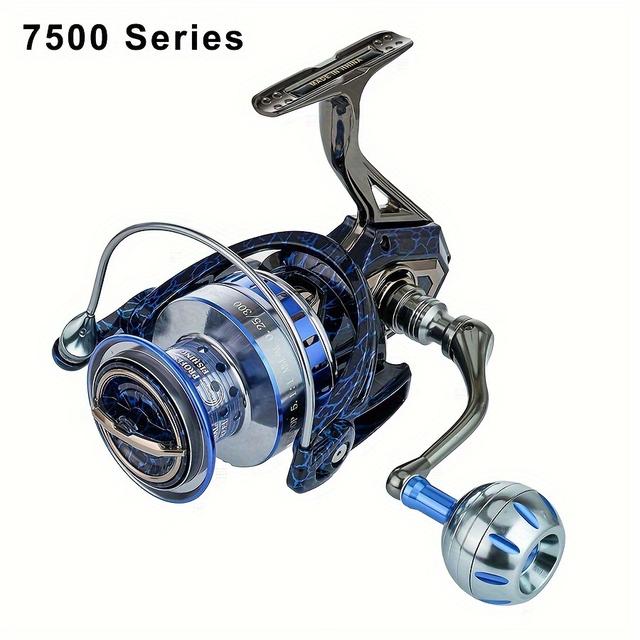 TEMU Mbln 5.1:1 Ratio Spincasting Reel - Aluminum Alloy Fishing Reel With Blue And , , Ideal For Lure Fishing, Spincasting Reel|ergonomic Handle| Reel