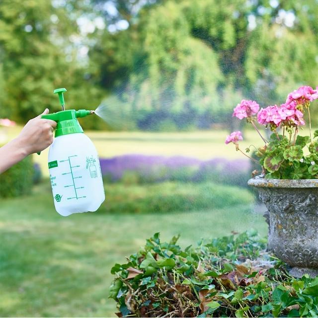 TEMU 2l Garden Hand Pump Sprayer Portable Pressure Spray Bottle Water Chemical