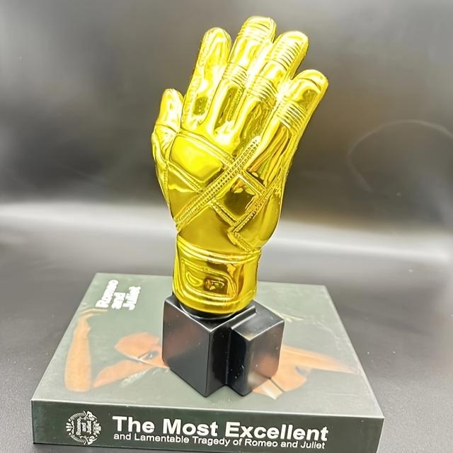 TEMU de Fútbol Guante Dorado Mejor Portero Resina