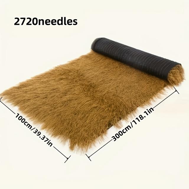 TEMU Artificial Thatch Roof Roll, Plastic Synthetic Grass, For Bar, Cabin, Gazebo, Outdoor Farmhouse, Roofing, , Simulated Thatch Carpet, Home Decor Building Material