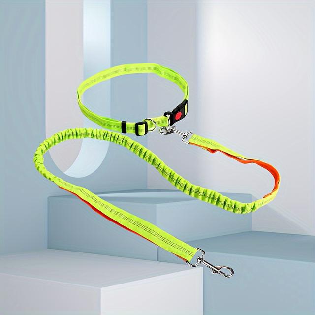 TEMU Multifunkční běžecký bederní pás vhodný pro sport a chůzi, elastický nylonový vodítko pro domácí mazlíčky