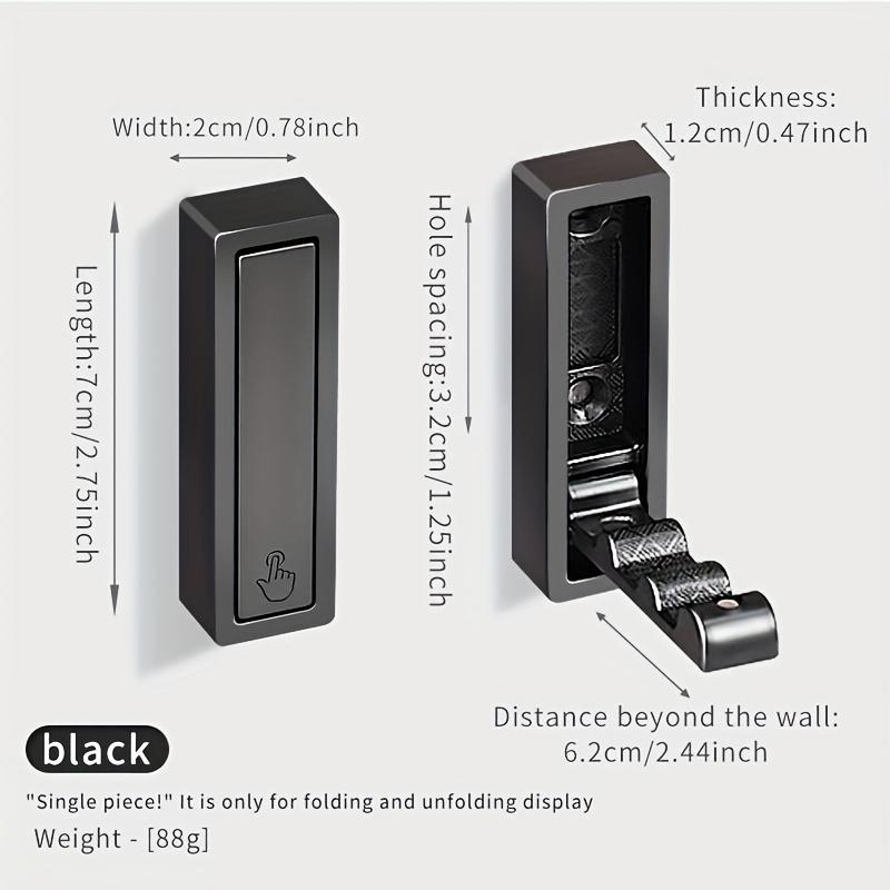 TEMU A Full-body Metal Clothes Hanger That Used To Hang Towels, Bathrobes, Clothes Or Keys And Other Items. When , The Clothes Hanger Can Be Folded. Convenient To Fold Up And Open, And Durable