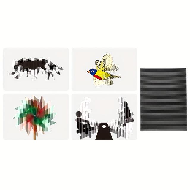 TEMU Stem Educational Science Optics Grid Animation, Diy Materials Package Technology Small Craft Animated Animation