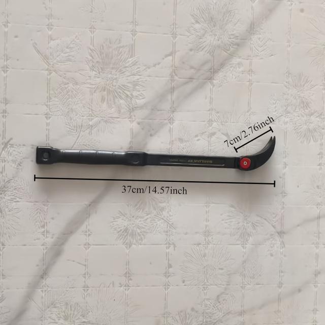 TEMU 1pc Adjustable Angle Pry Bar, Auto Repair Tire Disassembly Tool, Metal Screwdriver For Tire Removal