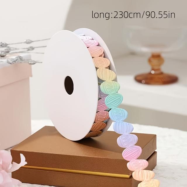 TEMU The 90.55-inch Ribbon Features A Unique Egg Design, Making It Perfect For Decorating Easter Gifts And Enhancing The Festive Atmosphere In Home Decor