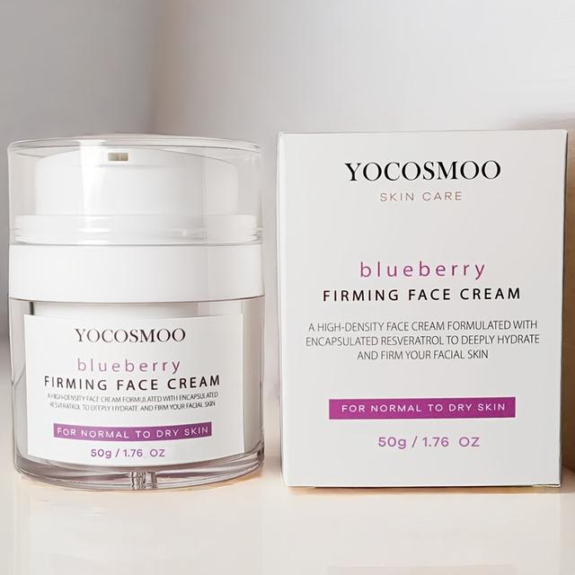 TEMU Encapsulated Lifting Facial Cream Grape Extract Plumping Day And Night Cream Blueberry Firming Face Cream