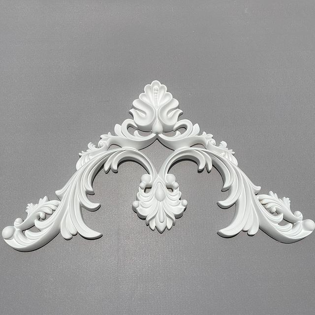 TEMU Pu Line Decorative Corner Designs For Background Walls, Resembling European Plaster Materials For Home Decoration And Architectural Ceiling Materials.