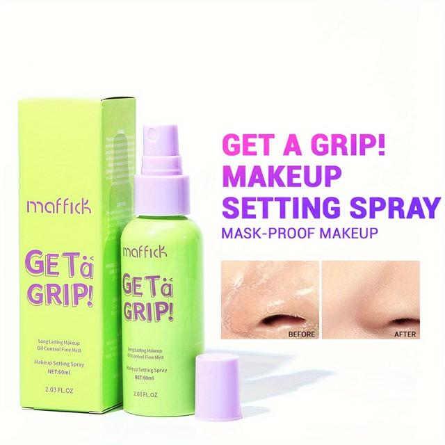 TEMU Facial Makeup Spray Is Durable, Waterproof, Sweat-proof, Oil-controlled, Smudge-free, And Brightens Light Beige.