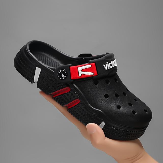 TEMU Casual Comfortable Slip On Home Shoes For Boys Girls, Breathable Non-slip Clogs For Indoor Bathroom,