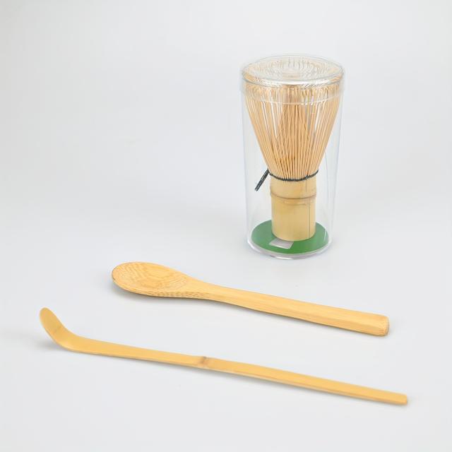 TEMU 3pcs Bamboo Whisk Tea Spoon Matcha Whisk Tea Spoon And Scoop Tea-making Tools