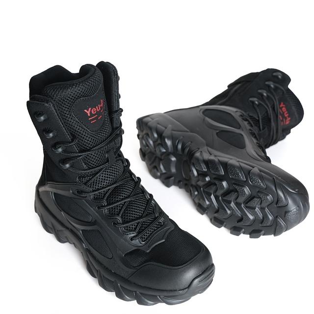 TEMU Y-88888 Taktische Herren Kampfstiefel, Wanderstiefel, Wüstenstiefel, Jagdstiefel
