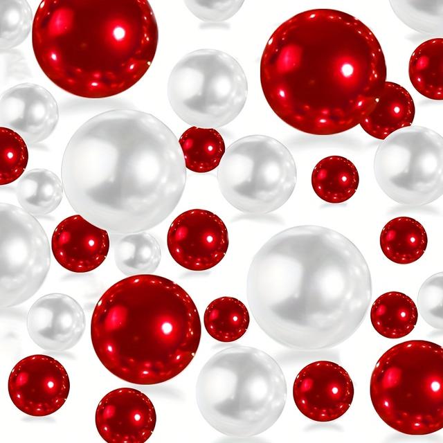 TEMU 250 Stück Vasenfüller, Künstliche Perlen für Tischdekorationen, Lochlose Perlen, Deko-Perlen für Hochzeiten, Geburtstage, Jubiläen Themenpartys