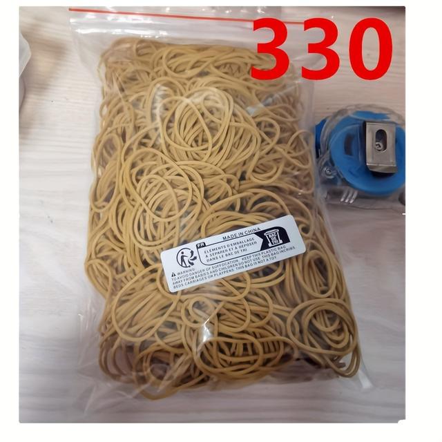 TEMU Approximately 330pcs / 525pcs / 1070pcs / 1530pcs Of Rubber Bands, 38mm Diameter, Made Of High-elastic Durable Rubber, Suitable For Home, Office, And School Use