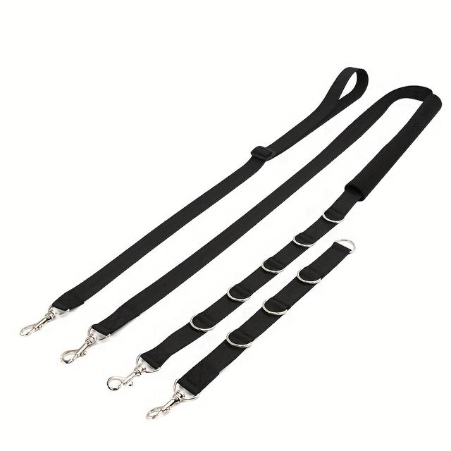 TEMU 3pcs Easy Pet Hammock Grooming Stand Dog Rope Traction Belt Adjustable Bath Rope Suitable For Dogs And Cats To Use, Without Battery
