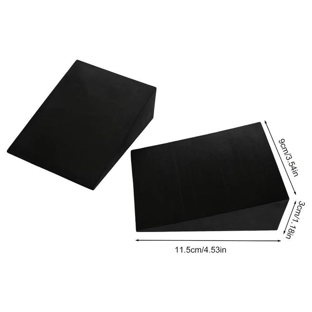 TEMU مجموعة من قطعتين من مكعبات EVA لتقوية العضلات، ألواح مائلة غير قابلة للانزلاق لتقوية الكاحل، مثالية لتدريبات التمرين