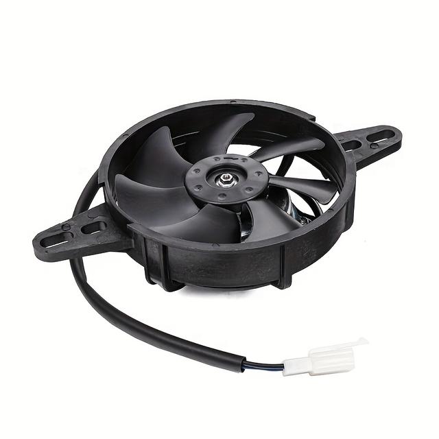 TEMU Ventilateur de Refroidissement pour Moto 12V, Rafraîchisseur d'Huile Moteur Électrique pour Honda KTM Kawasaki ATV Accessoires de Motocross