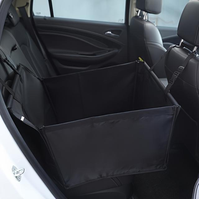 TEMU Een autodeken voor huisdieren, gemaakt van bedrukt Oxford-doek, ontworpen voor de achterbank, geschikt voor kleine tot middelgrote honden tot 20 pond, perfect voor op reis.