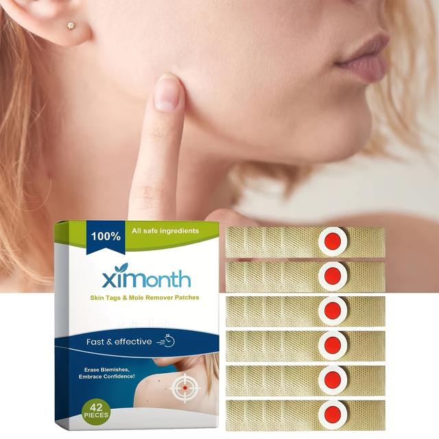 TEMU Skin Care Patches, Non-irritating, Smooth And Shiny, Suitable For Both Men And Women - Light Beige Patches For Face, Body, And Feet, Easy To Apply Design - 42pcs