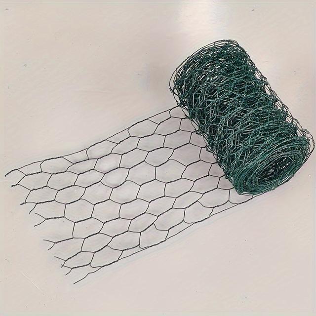 TEMU 1 Rouleau de Treillis Métallique Vert/Noir/Marron, 4 Pouces X 118 Pouces, Fil de Poule Léger pour Artisanat, Grillage Hexagonal pour Florales, Décoration de Mariage