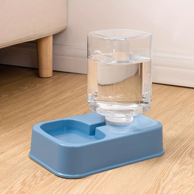 TEMU Automatic Feeding And Drinking Device For Cats And Dogs, Including Bowls For Cat Food And Water, Pet Supplies, Without Battery