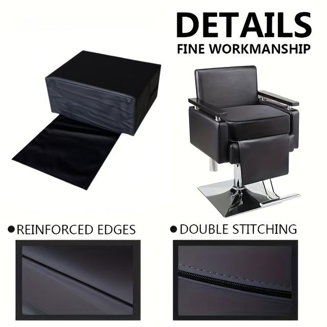 TEMU Salon Booster Seat - Height Adjustable, Cozy Upholstered Chair For Haircuts And Treatments, Salon Gear | Chair With Adjustable Height