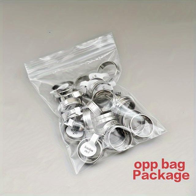 TEMU Wholesale Of Mixed Style Stainless Steel Silvery Rings For Men And Women, Featuring Fashionable And Steel-colored Striped Designs As Jewelry Gifts