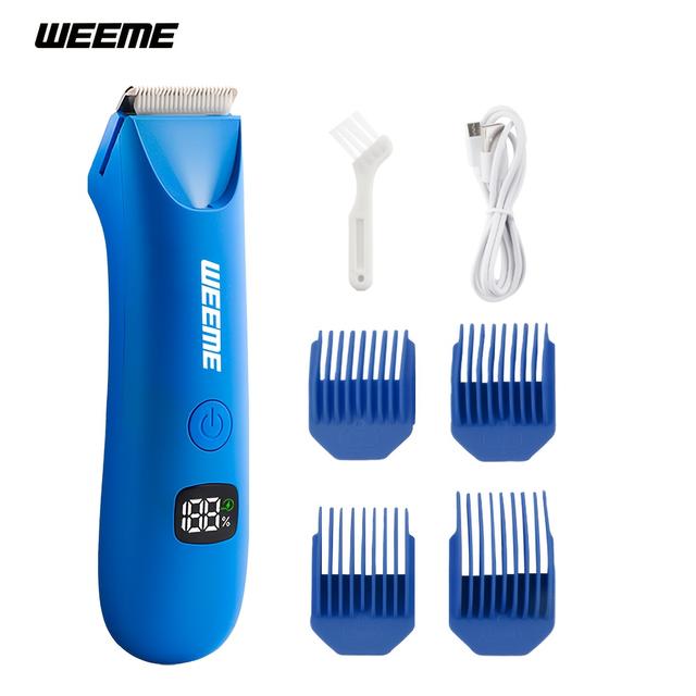 TEMU 男性と女性向けのWEEME プレシジョン LED ビキニ＆ - 痛みのない脱毛、肌に優しい、USB 充電式、リチウム電池、LCD ディスプレイ、彼女/彼に最適なギフト、精密トリマー| ようやくした脱毛器| 痛みのない脱毛、脱毛器