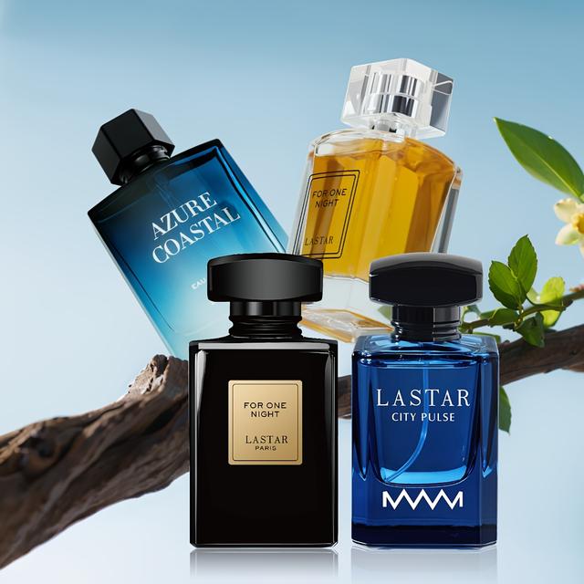 TEMU [ Set ] A Four-bottle Set, Masking Odors, Long-lasting Cologne For Men, Musk, Patchouli And Notes, Pleasant Fragrance, Exquisite Packaging, Meeting The Needs Of Occasions, Men's Gift, Total 210ml