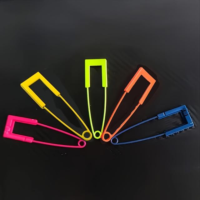 TEMU Conjunto de 5 Alfinetes de Segurança Acolchoados Elegantes - Decoração de Cachecol com Clipe de Xaile, Design de Vintage, Botões de Camisola