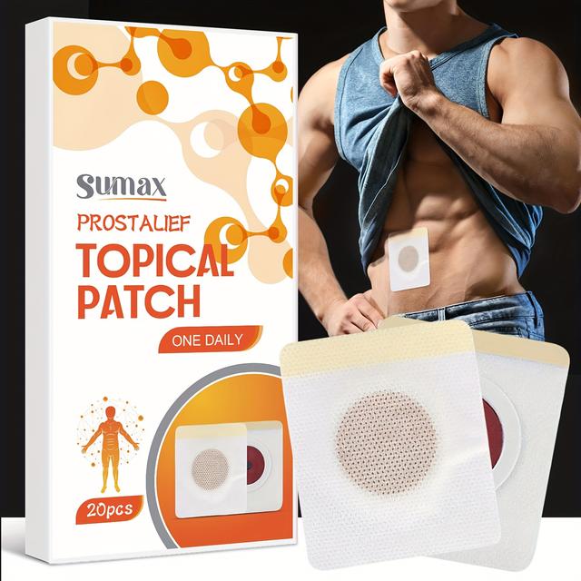 TEMU 20 шт. патчів PROSTALIEF, щоденні патчі для чоловіків, виготовлені з рослинних інгредієнтів, підходять для щоденного використання, не викликають подразнення