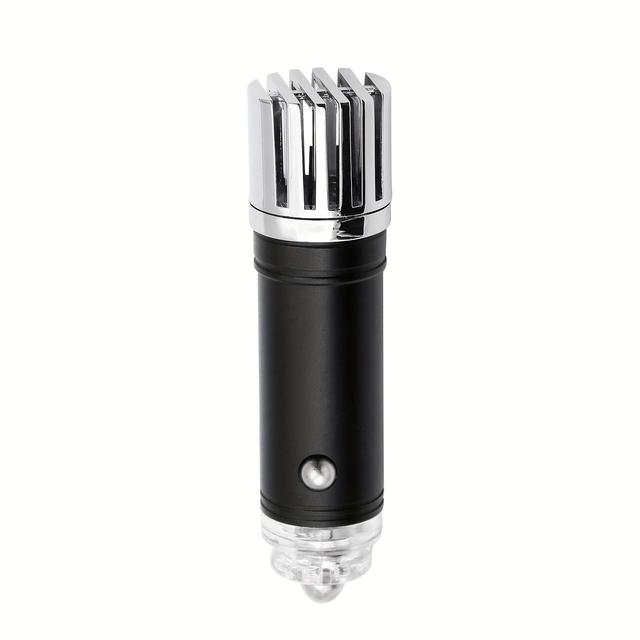 TEMU Ionkini Mini Car Jo-6271 - 12v Plug-in Negative Ion Freshener, Removes Smoke, , & Allergens, Quiet , Maintenance-free, Ideal For Rvs & Cars, Perfect Gift