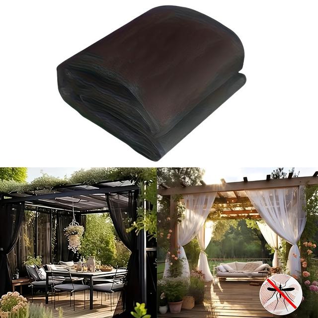 TEMU Outdoor Net For Garden & Patio - 95"x157" Polyester Mesh, Decks And